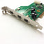 Used Unibrain FireBoard-800 V.2 1394b PCI Adapter Card 3-Port Version 1.1, 09909001-1