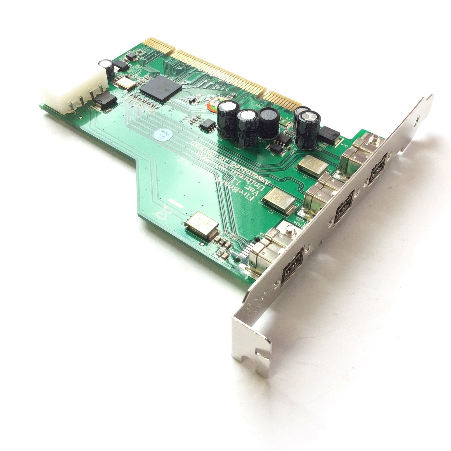 Used Unibrain FireBoard-800 V.2 1394b PCI Adapter Card 3-Port Version 1.1, 09909001-1
