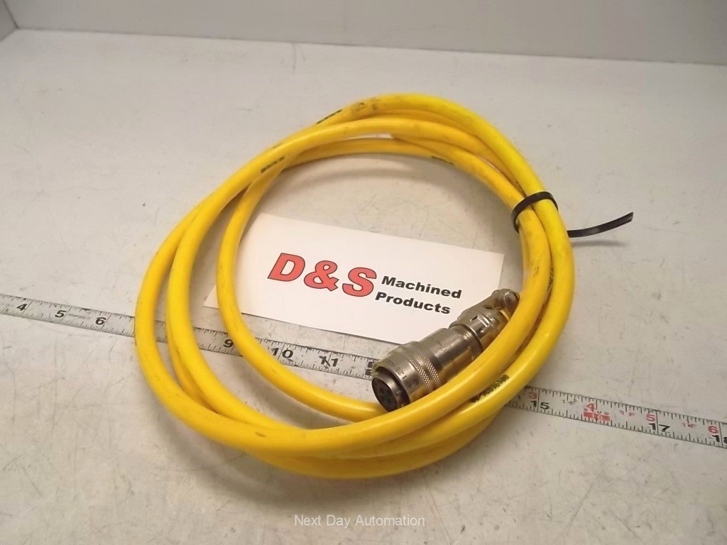Used Parker 71-018303-10 Gemini Compumotor SM Servo Motor Power Cable, 12-Pin GS