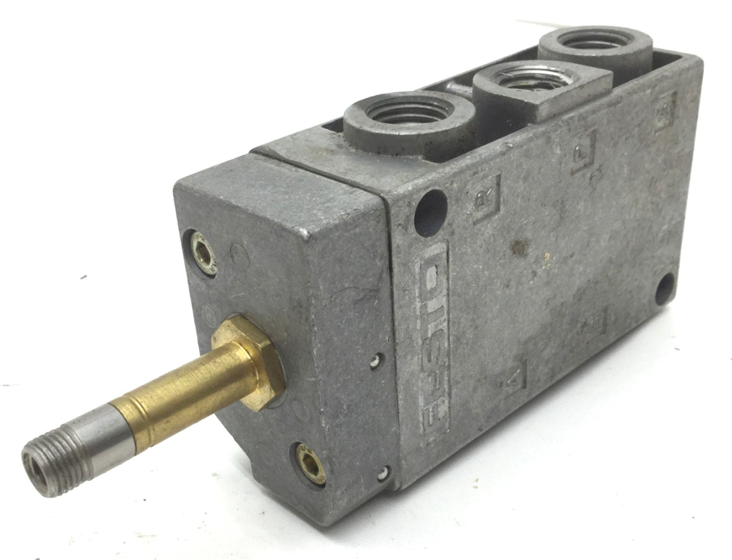 Used Festo MFH-5-1/4 NPT Solenoid Valve, 2-Position 5-Way, Pressure: 1.8-8bar