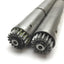 Used Lot of 2 Conveyor Roller, Roller Length: 320mm, Diameter: 31.5mm, With Gear