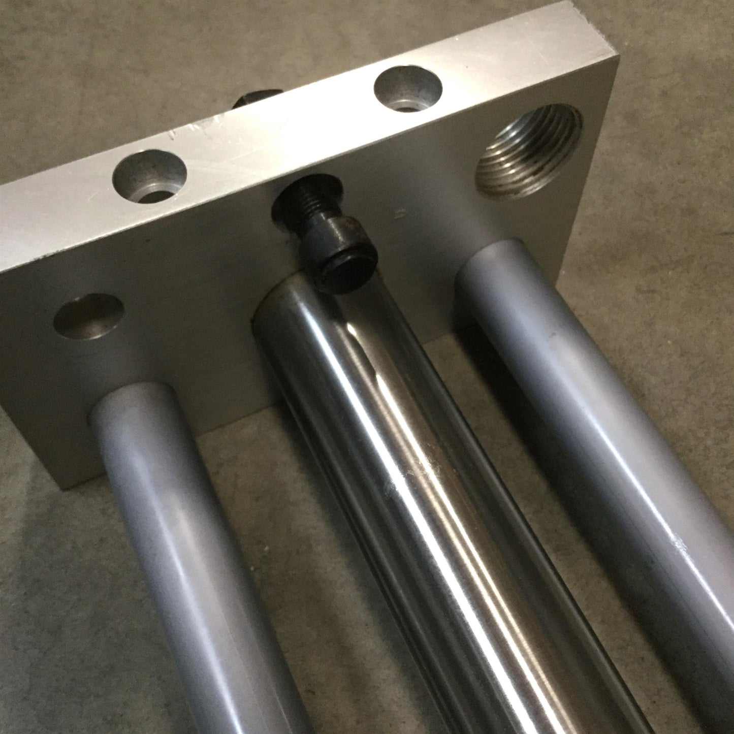 Used Phd CBU061x36-Q Rodless Cylinder Linear Slide Table, 3/4" Shaft, 10" Stroke