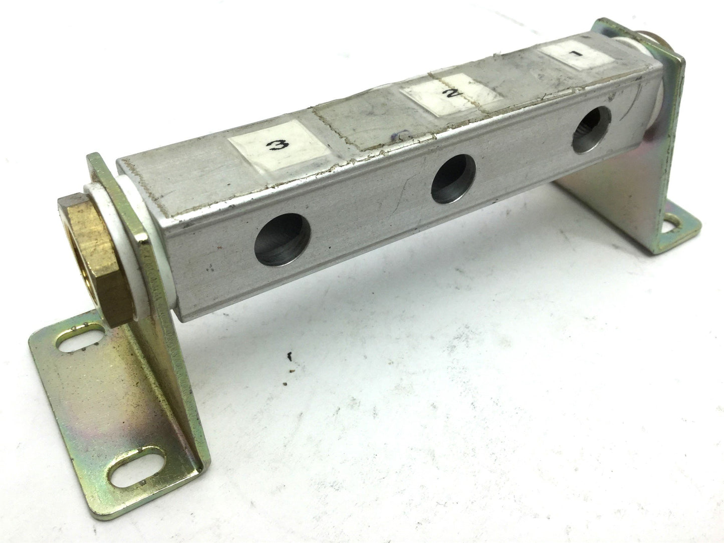 Used Lot of 3 Festo PAL-1/8-3 Tiger Classic Manifold Strip, Port: 1/8G, 3 Positions