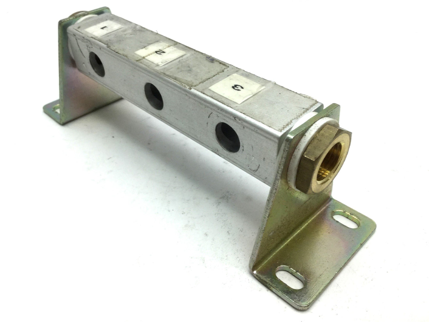 Used Lot of 3 Festo PAL-1/8-3 Tiger Classic Manifold Strip, Port: 1/8G, 3 Positions
