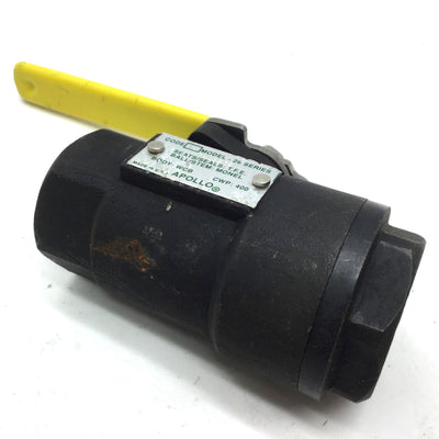 Used Apollo 7A13526 Carbon Steel Ball Valve Dry Chlorine Size: 1" Port