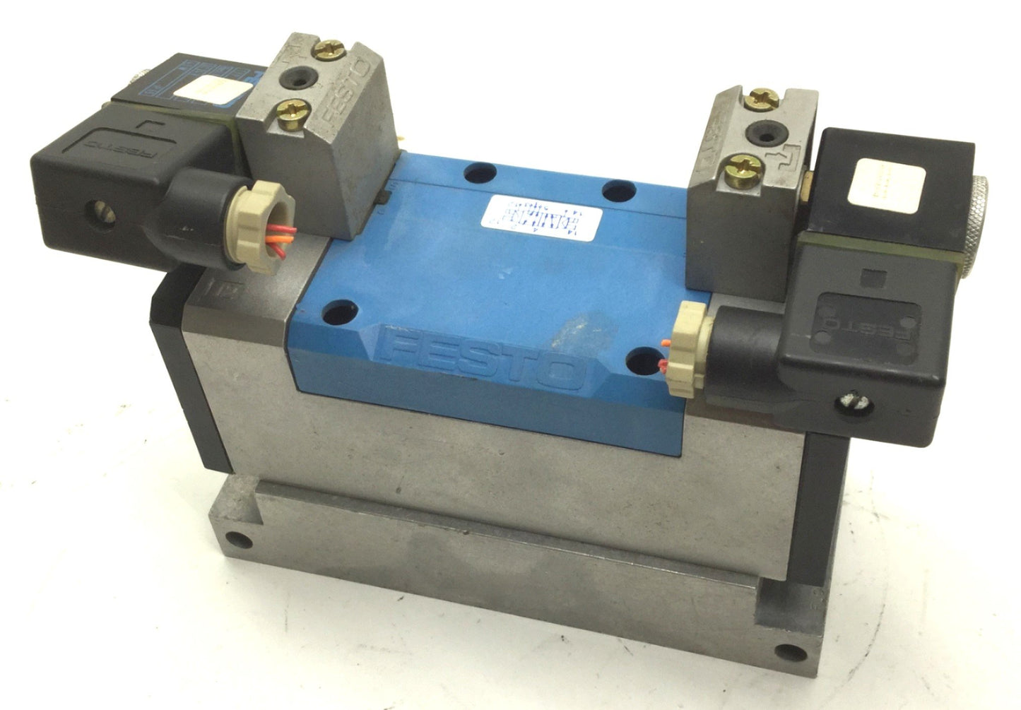 Used Festo JMFH-5/2-D-3-S C Bistable Solenoid Directional Control Valve w/24VDC Coils