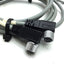 Used Lot of 2 Festo SIM-M8-3W 159423 Connecting Right 90 Cables 3-Pin M8 Length: 3'