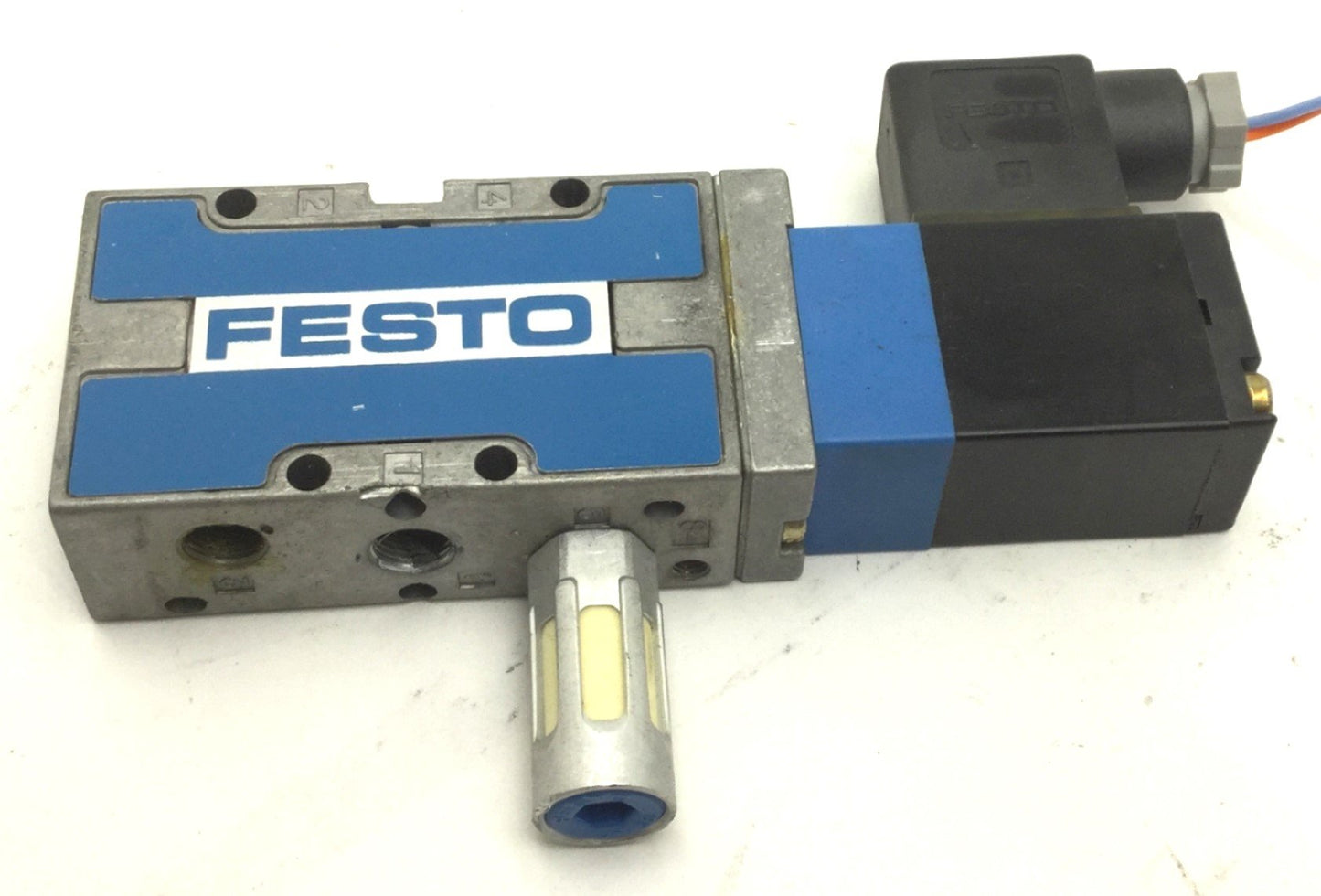 Used Festo MVH-5-1/8-S-B Solenoid Valve, 2-Position 5-Port, Voltage: 24VDC, 2.5W