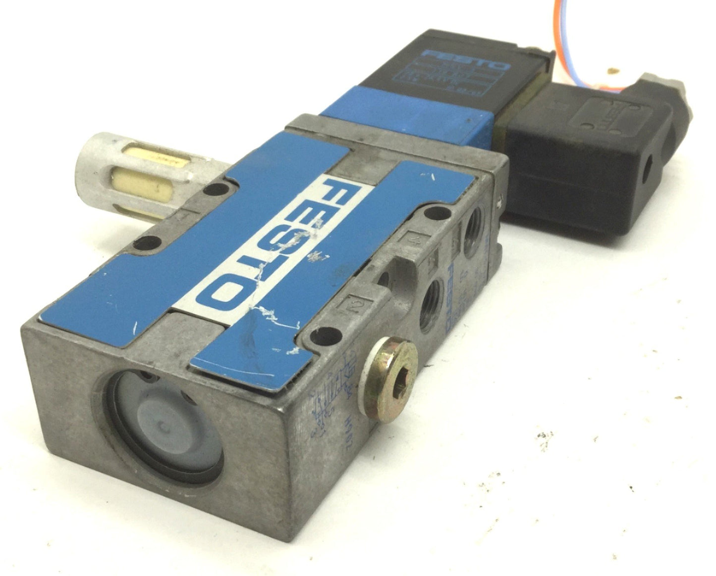 Used Festo MVH-5-1/8-S-B Solenoid Valve, 2-Position 5-Port, Voltage: 24VDC, 2.5W