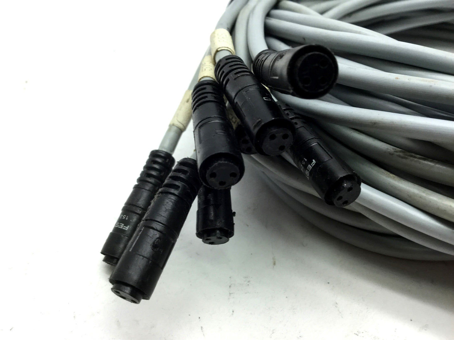 Used Lot of 8 Festo SIM-K-GD 15240 Cord Cable Connector Plug 3-Pin Length: 6'