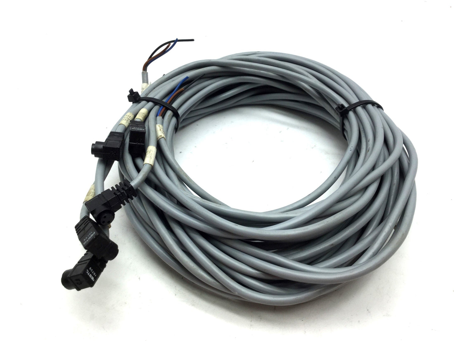 Used Lot of 5 Festo SIM-K-WD 15239 Cord Cable Connecting Right Cable 3-Pin Length 6'