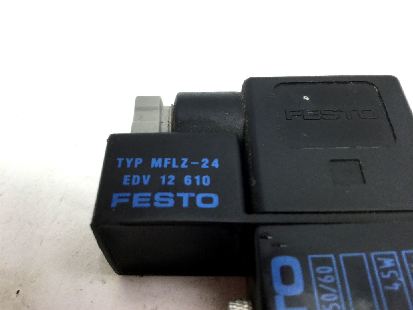 Used Festo MFH-3-1/8 Solenoid Valve, 2-Pos 3-Way, Ports: G1/8, MSFG-24/42-50/60