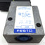 Used Festo MFH-3-1/8 MSFG-24/42-50/60 Solenoid Valve, 2-Pos 3-Way Ports: G1/8