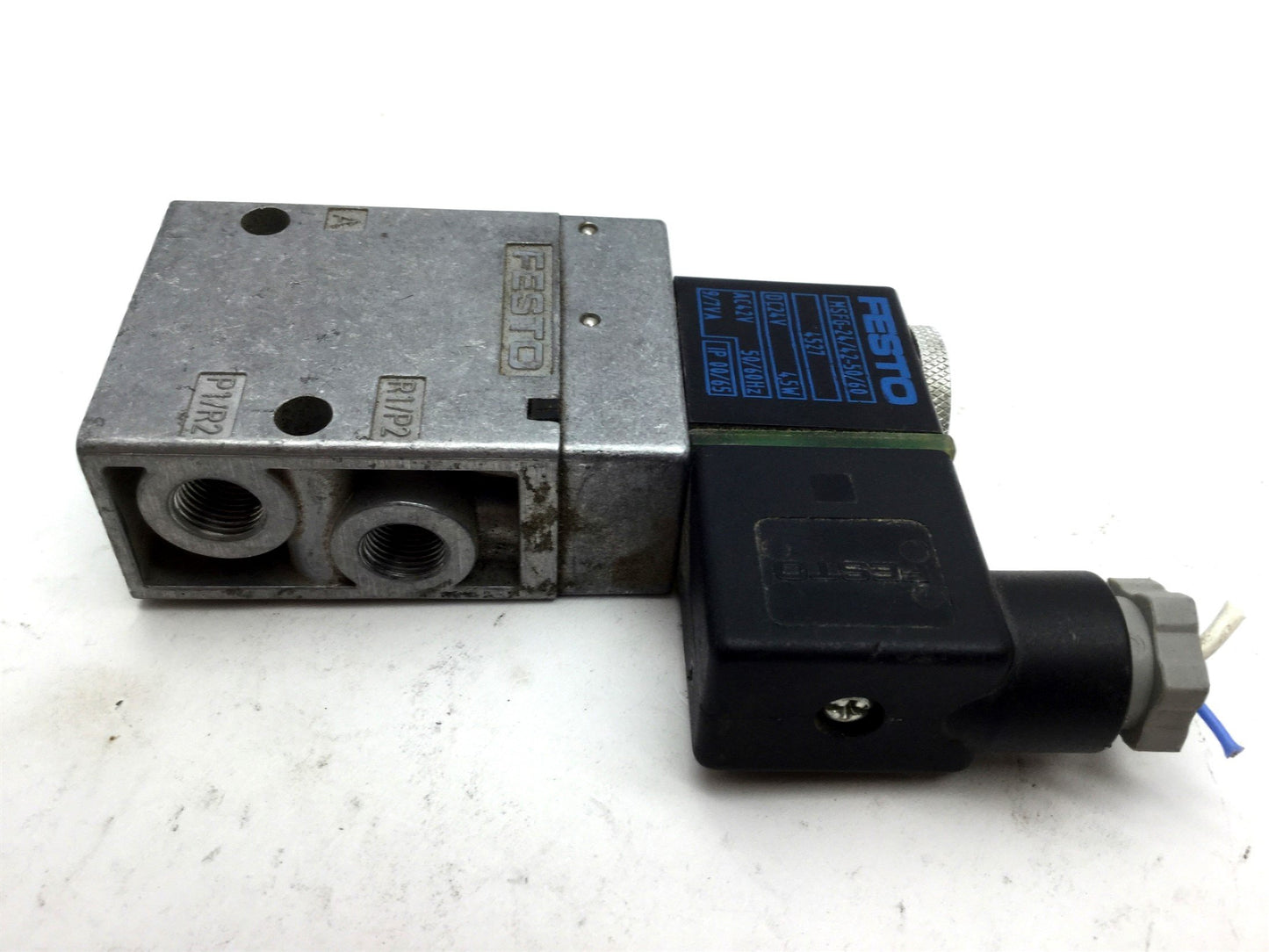 Used Festo MFH-3-1/8 MSFG-24/42-50/60 Solenoid Valve, 2-Pos 3-Way Ports: G1/8