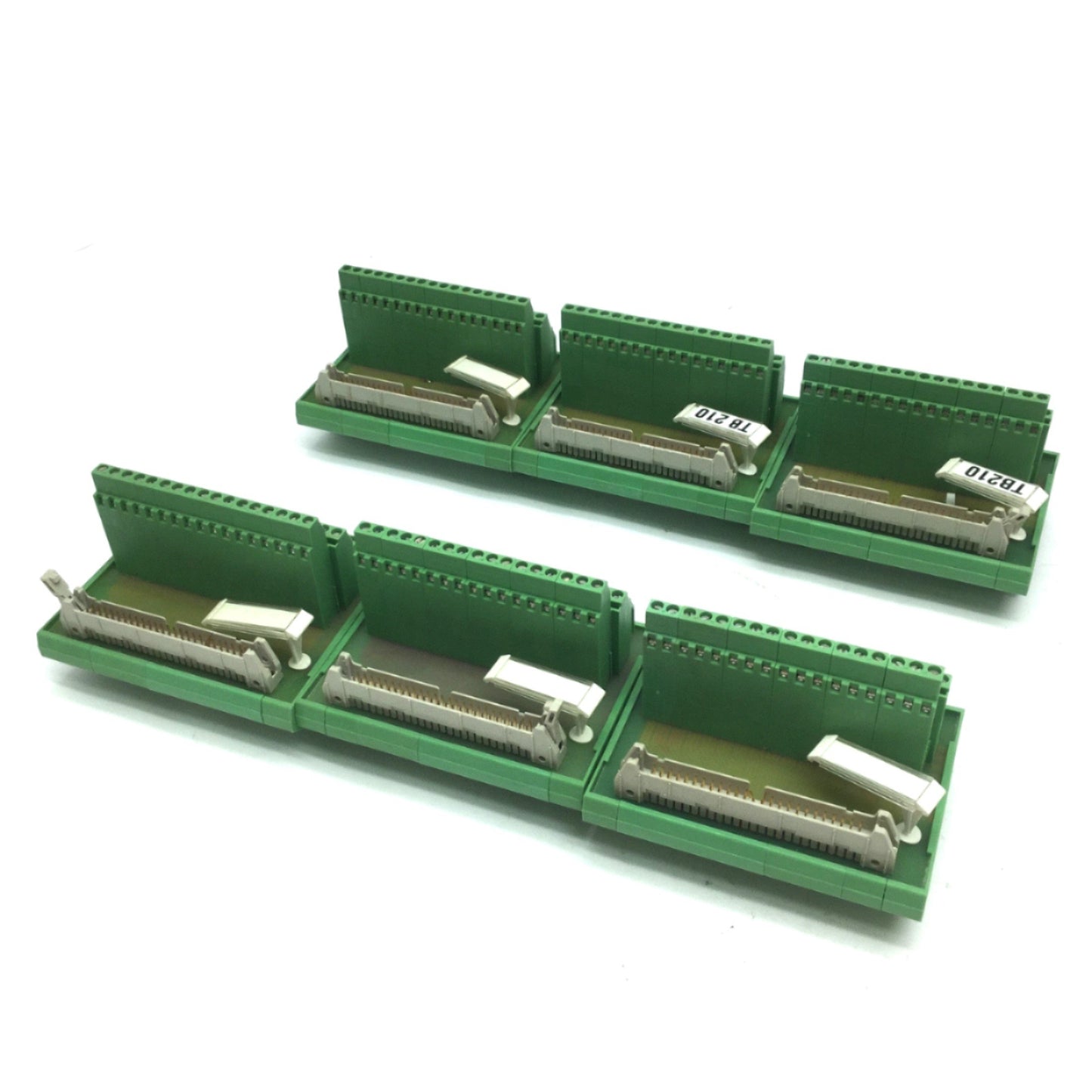 Used Lot of 6 Phoenix Contact FLKMS 50 Varioface Breakout Interface Module *Damaged*