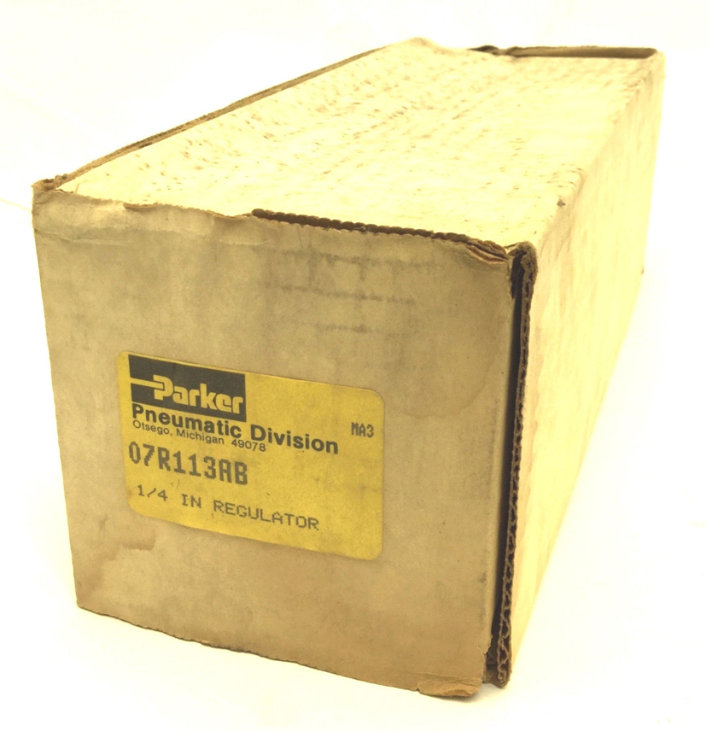 New – Open box Parker 07R113AB Pneumatic Regulator, Inlet: 250psi Max, 1/4" NPT