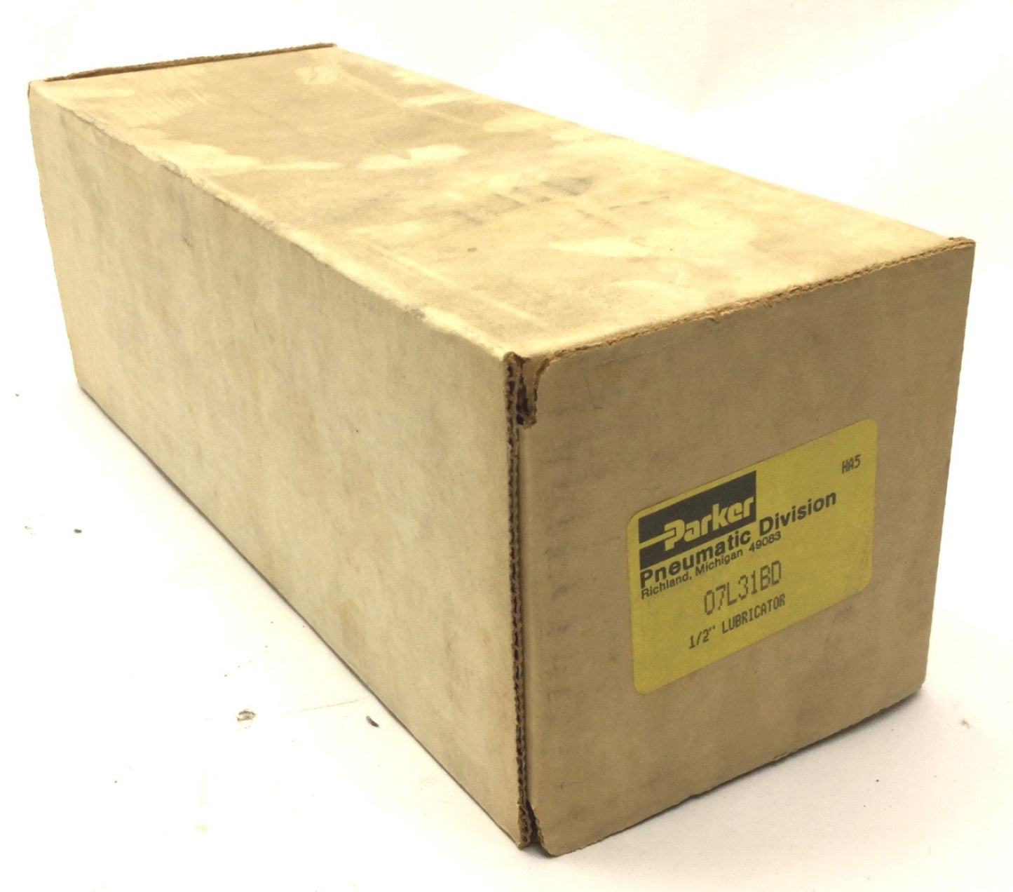 New – Open box In Box Parker 07L31BD Pneumatic Lubricator, Inlet Max: 150PSIG, 1/4" NPT