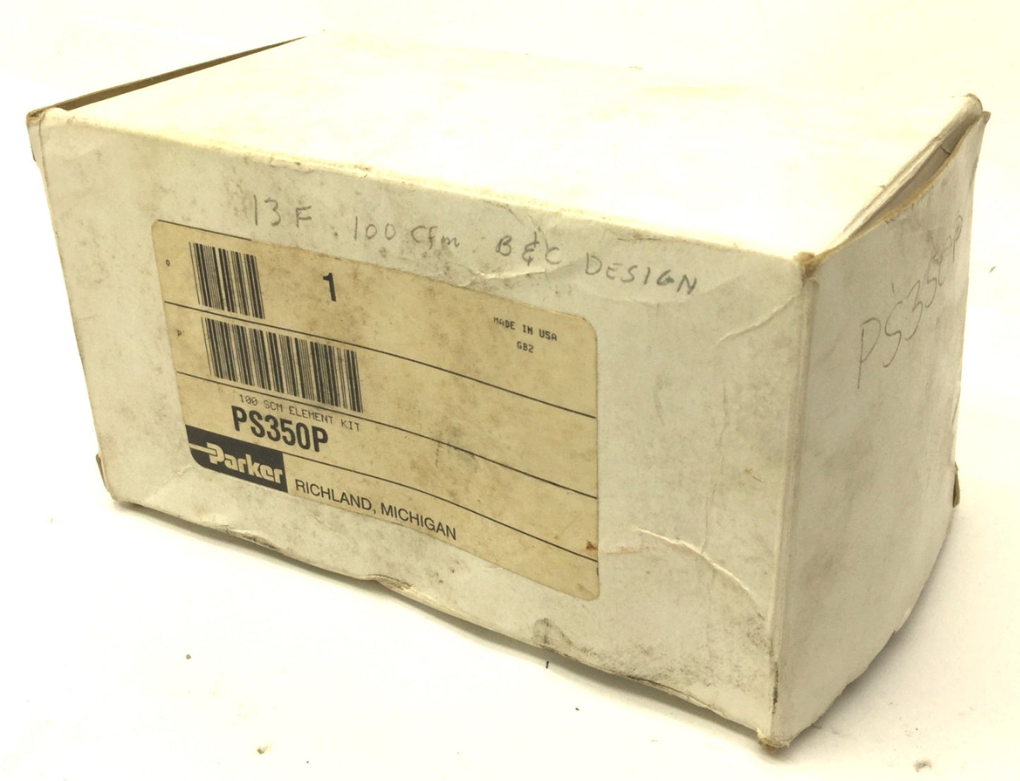 New – Open box In Box Parker PS350P Oil Removal Filter ELEMENT KIT-13-F, Hi-Flow 100SCFM