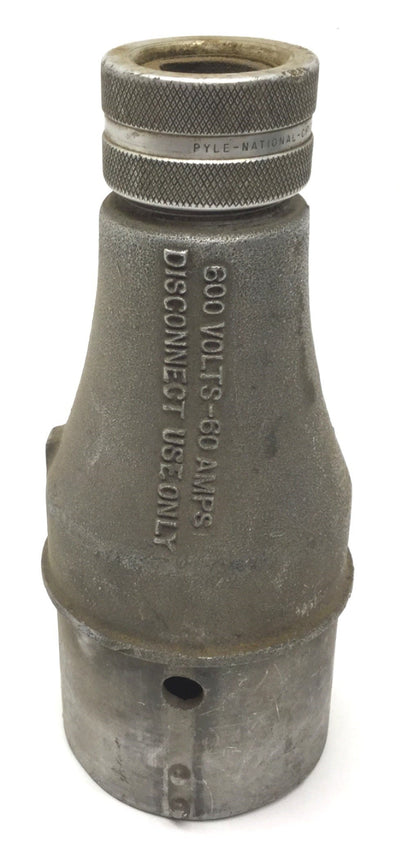 Used Pyle-National SP-6035-XX 3-Pole Male Plug, 600V, 60A, Disconnect Use Only