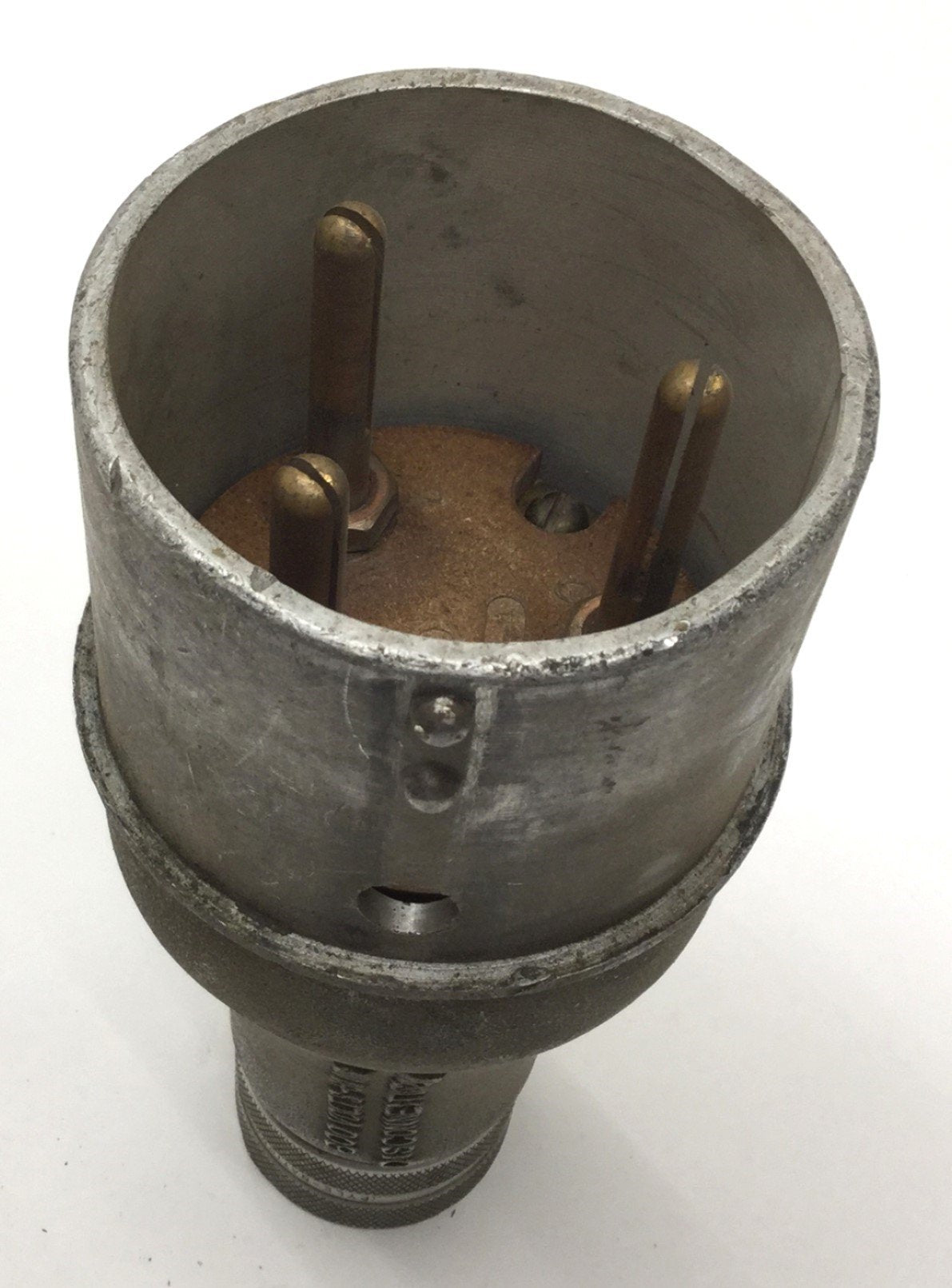 Used Pyle-National SP-6035-XX 3-Pole Male Plug, 600V, 60A, Disconnect Use Only