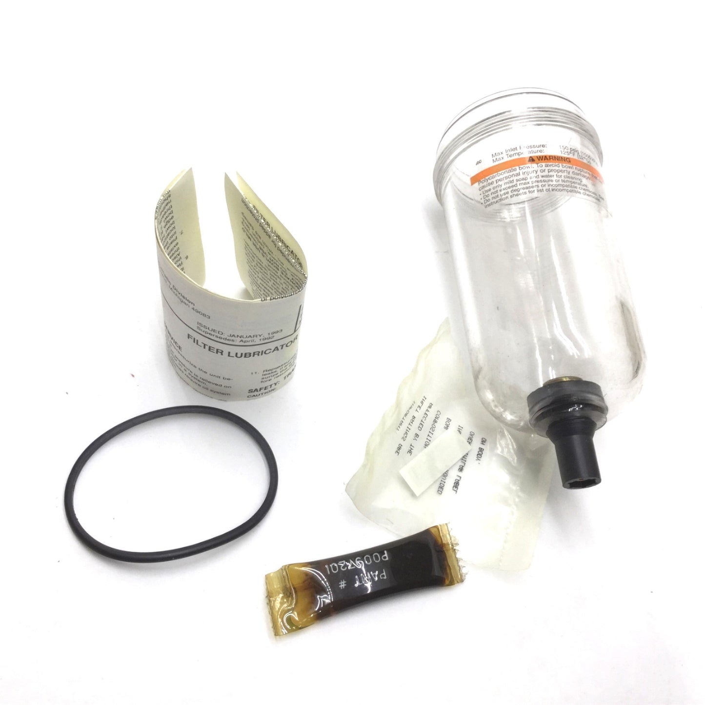 New Lot of 2 New Parker PS205P Bowl Kit With Manual Drain, Max: 150PSI, Temp 125°