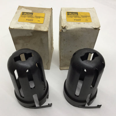 New Lot of 2 New Parker PS207 Pneumatic Bowl Protector Guard Kits Material: Plastic