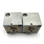 Used Lot of 2 Compact S118X58 Pneumatic Cylinder, Bore 1.125", Stroke 0.625", 1/8 NPT