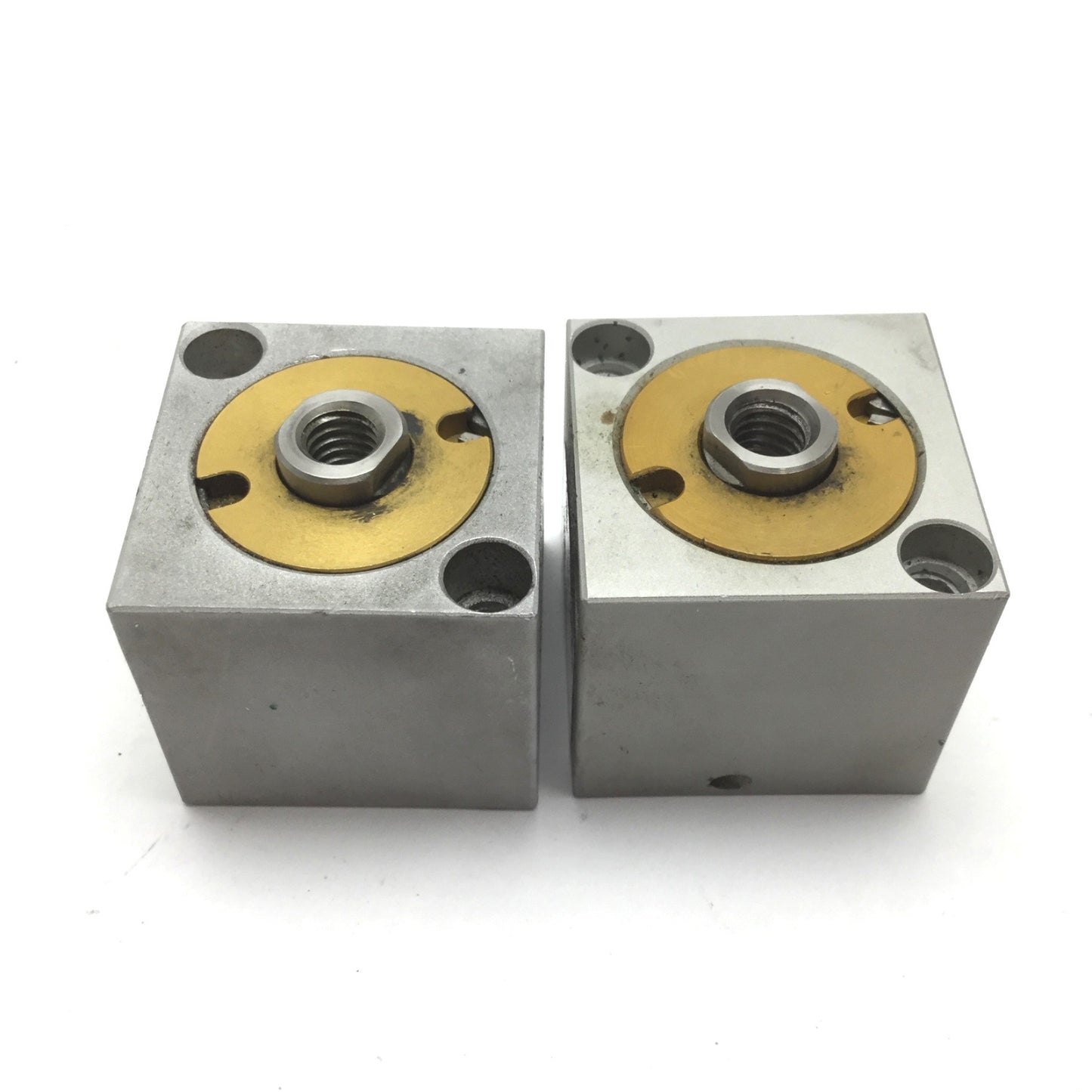Used Lot of 2 Compact S118X58 Pneumatic Cylinder, Bore 1.125", Stroke 0.625", 1/8 NPT