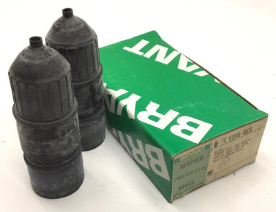 New – Open box Lot of 2 In Box Bryant 5200-BCB Weather Protective Rubber Boot for 5269-N Series
