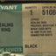 Used Lot of 3 Bryant 70203-ANA Sealing Rings, 3-Piece, 50A Plug and Connector Boots