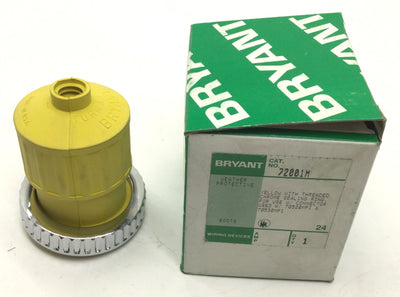 New – Open box Bryant 72001M Weather Protective Boot With Threaded Chrome Sealing Ring