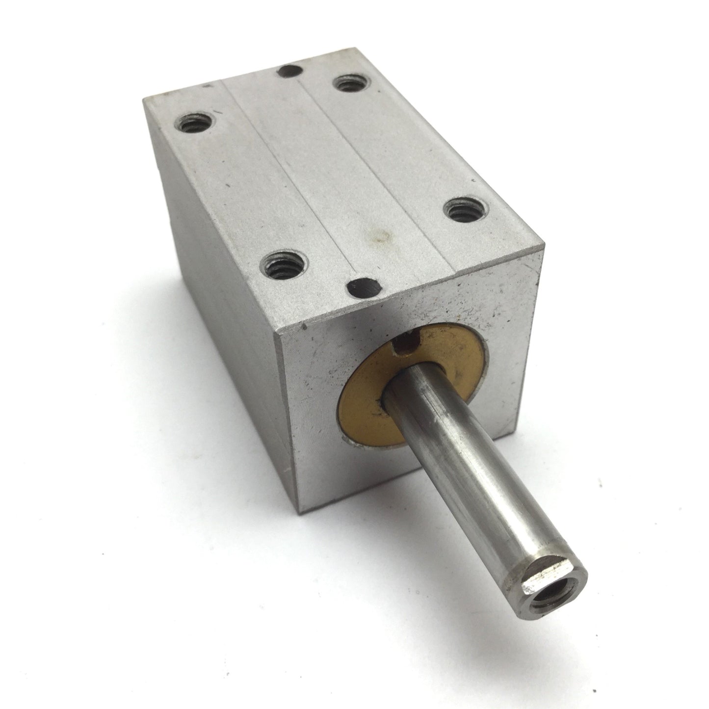 Used Compact BD34X114 Pneumatic Cylinder, Bore: 0.75", Stroke: 1.25", Ports: 10-32