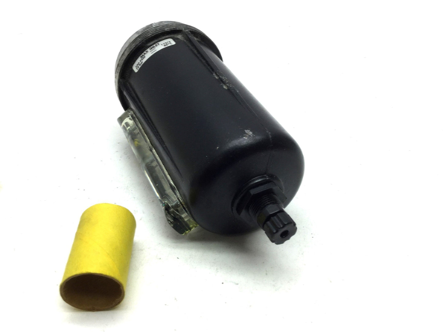 New – Open box Parker PS254 Pneumatic Metal Bowl With Sight Gauge 250 PSI Twist Drain