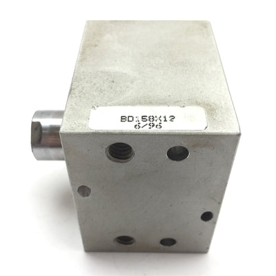 Used Compact BD158X12 Pneumatic Cylinder, Bore: 1.625", Stroke: 1/2", Ports: 1/8" NPT