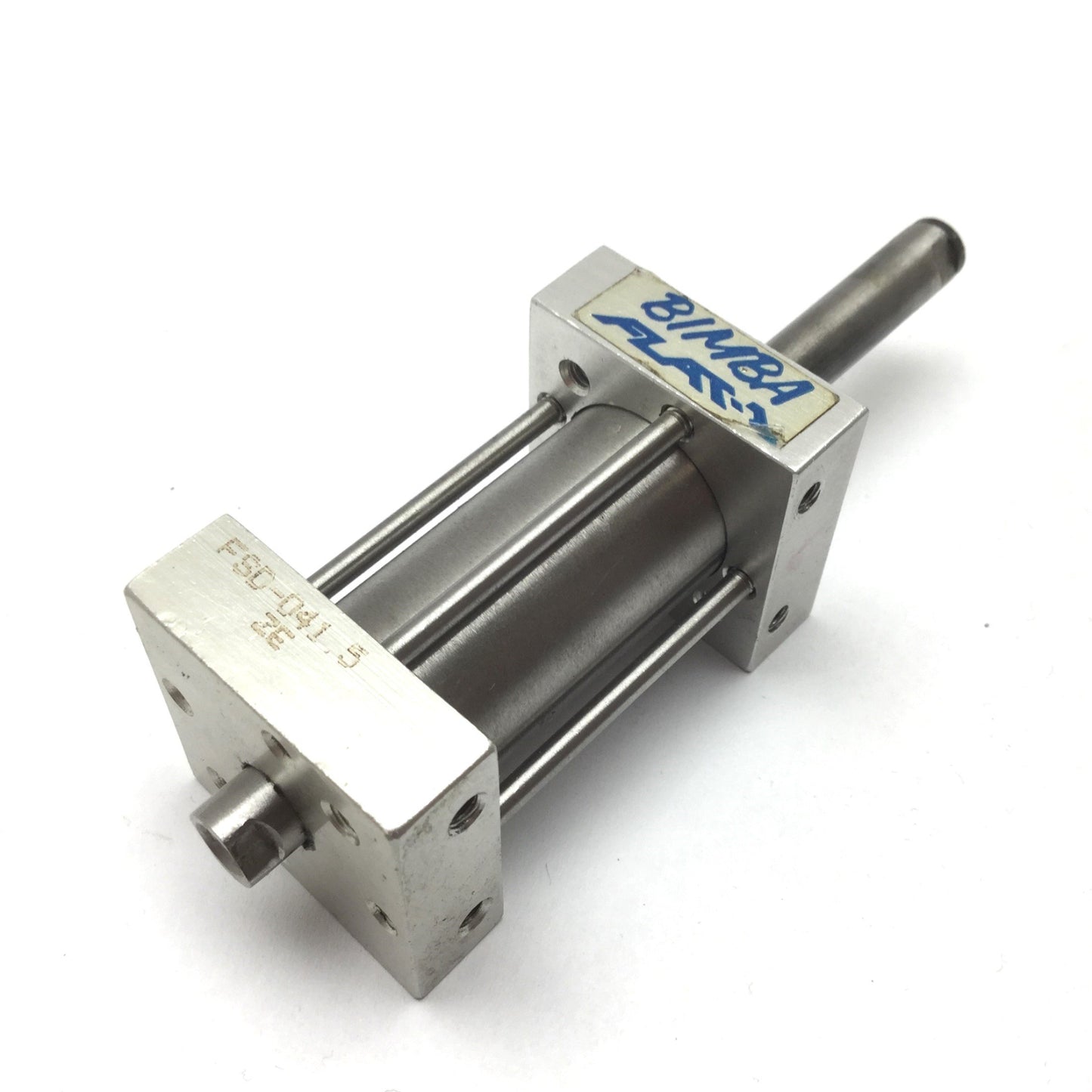 Used Bimba FSD-041.5 Flat-1 Pneumatic Cylinder, Bore: 3/4", Stroke: 1.5", End Capped