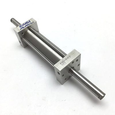 Used Bimba FSD-043 Flat-1 Pneumatic Cylinder, Bore: 3/4", Stroke: 3", End Capped