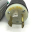 Used Lot of 3 Twist-Lock Turn & Pull Plugs Male 30A 125VAC Eagle Pass Seymour Hubbell