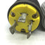 Used Lot of 3 Twist-Lock Turn & Pull Plugs Male 30A 125VAC Eagle Pass Seymour Hubbell