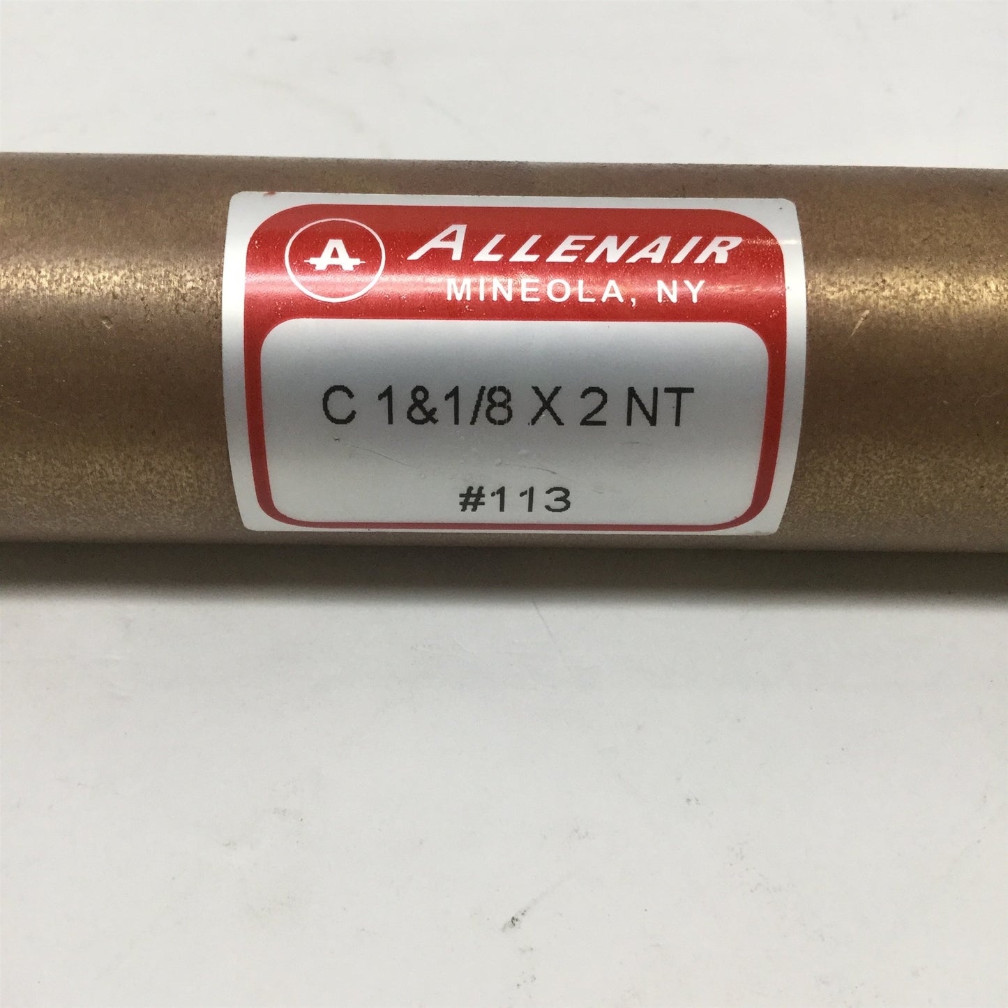 Used Allenair C 1&1/8 X 2 NT Pneumatic Cylinder 2" Stroke, 1-1/8" Bore 1/8" NPT
