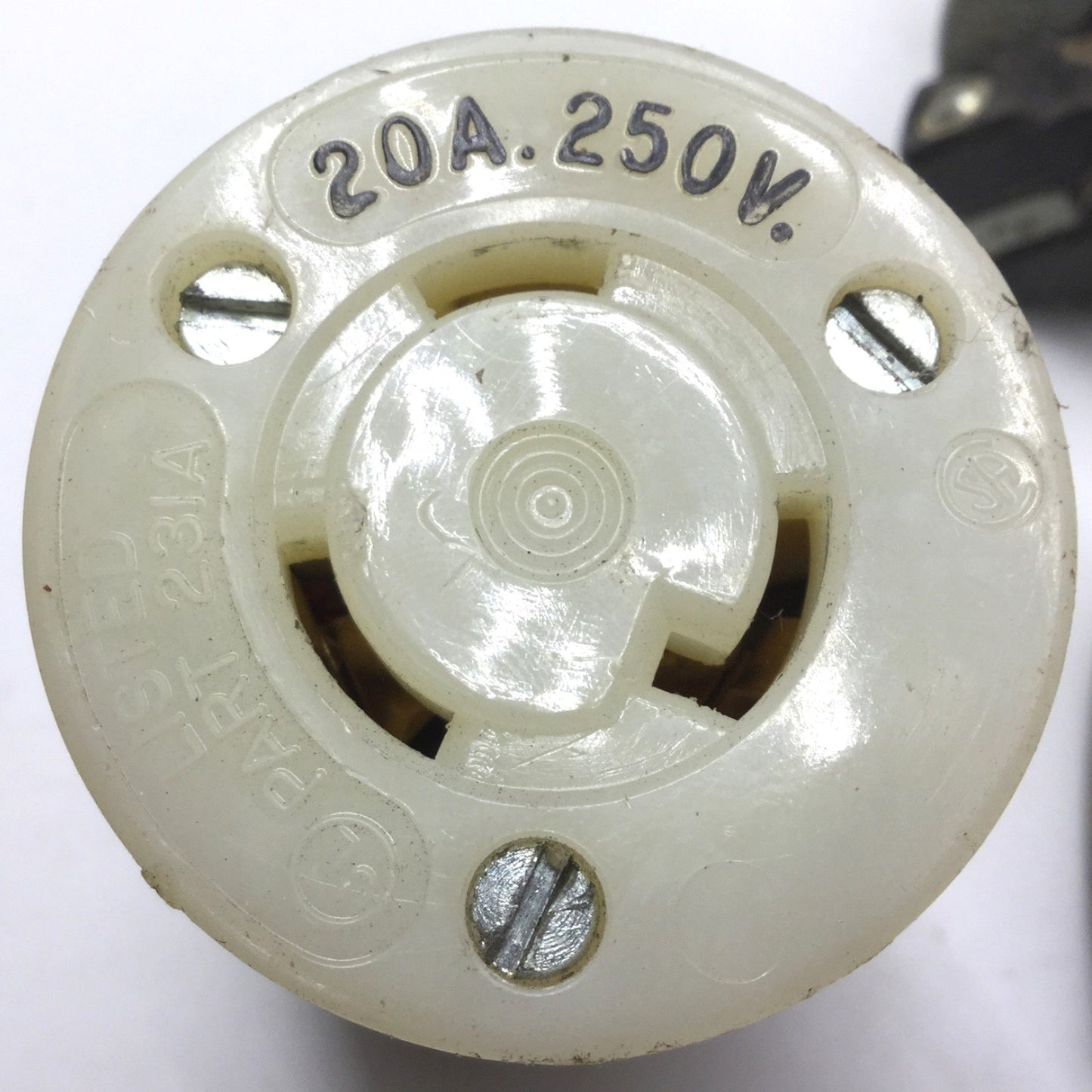 Used Lot of 6 Miscellaneous Twist-Lock Turn & Pull Plugs, 20A, 250VAC, Female