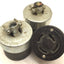 Used Lot of 3 Miscellaneous Turn & Pull Plugs, Female, 20A 250V / 600VAC 10A