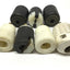 Used Lot of 7 Twist-Lock Turn and Pull Plugs, Male, 30A, 250V 2-Pole 1-Ground