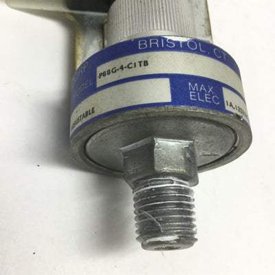Used Whitman P88G-4-C1TB Guardian P/V Pressure Control Switch 3-40psi, 125VAC 1A