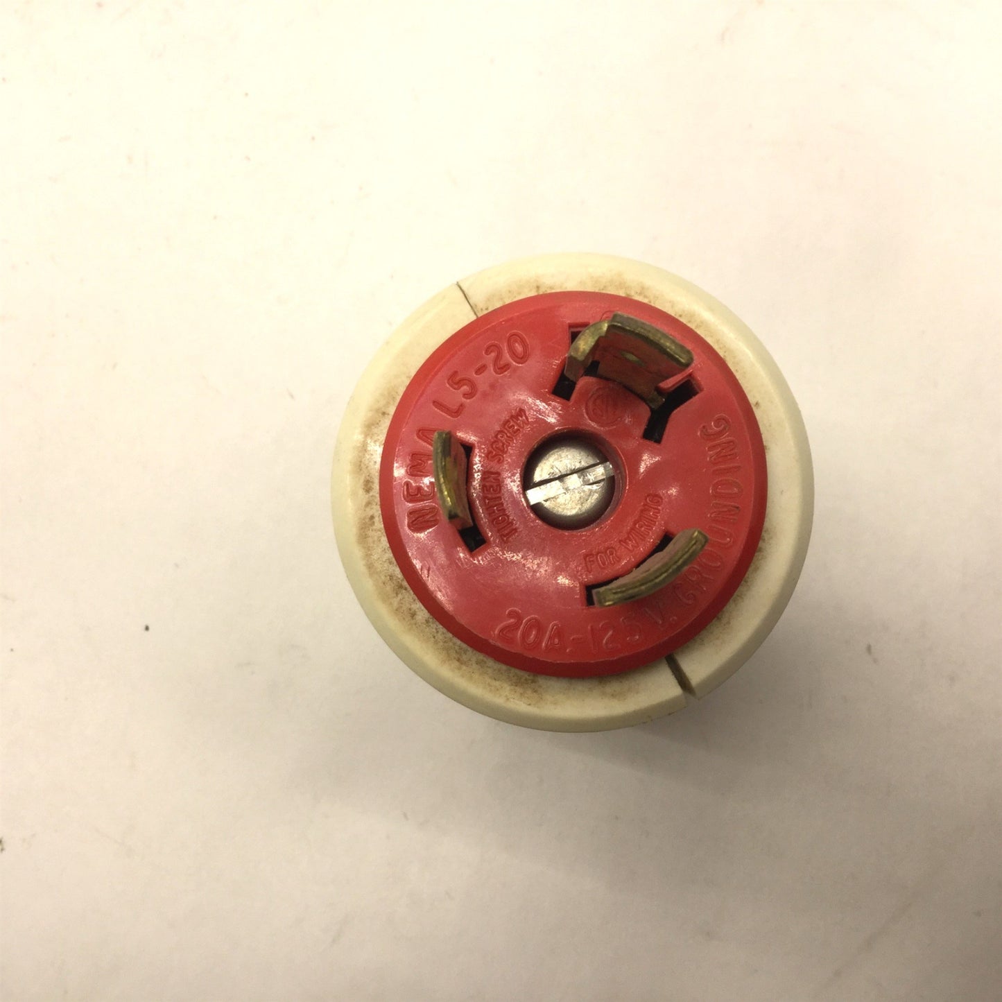 Used Lot of 3 Leviton Male Twist-Lock Turn & Pull Plugs, 20A, 125V, Nema L5-20
