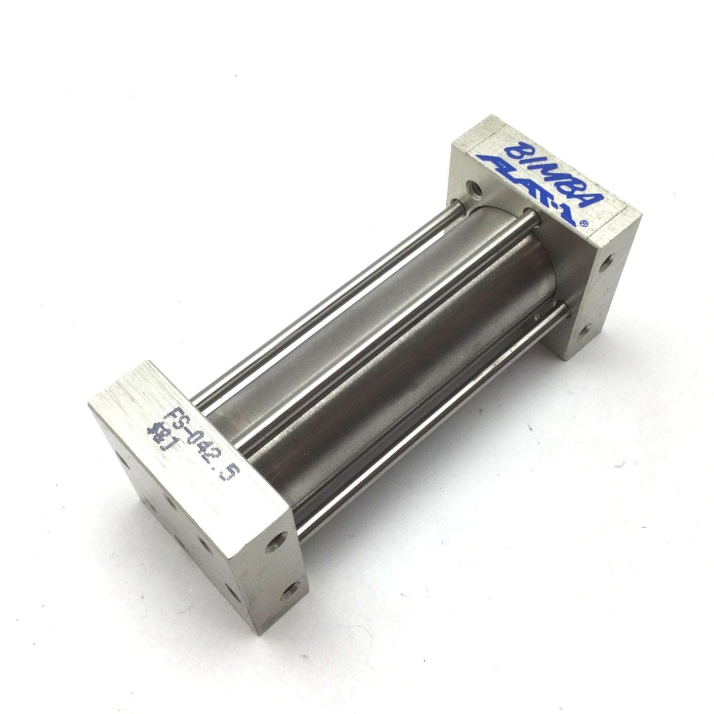 Used Bimba FS-042.5 Pneumatic Cylinder, Bore: 0.75", Stroke: 2.5", Ports: 10-32