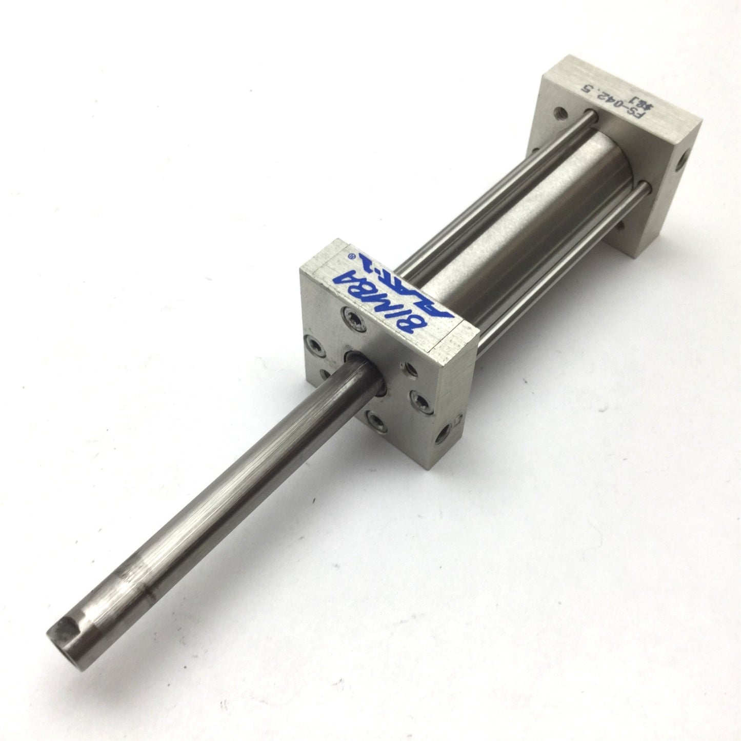 Used Bimba FS-042.5 Pneumatic Cylinder, Bore: 0.75", Stroke: 2.5", Ports: 10-32