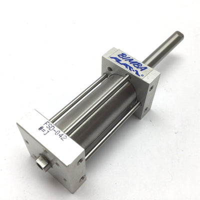 Used Bimba FSD-042 Pneumatic Cylinder, Bore: 0.75", Stroke: 2", Ports: 10-32