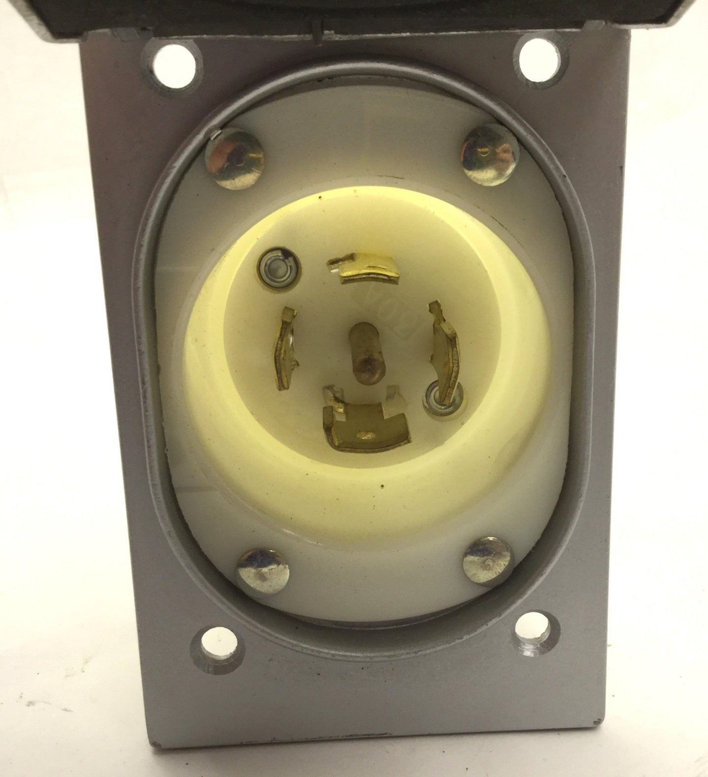 Used Lot of 2 Brant LR 1680 With Socket Cover With Wall Plug, 30A, 120/208V, 4 Plug
