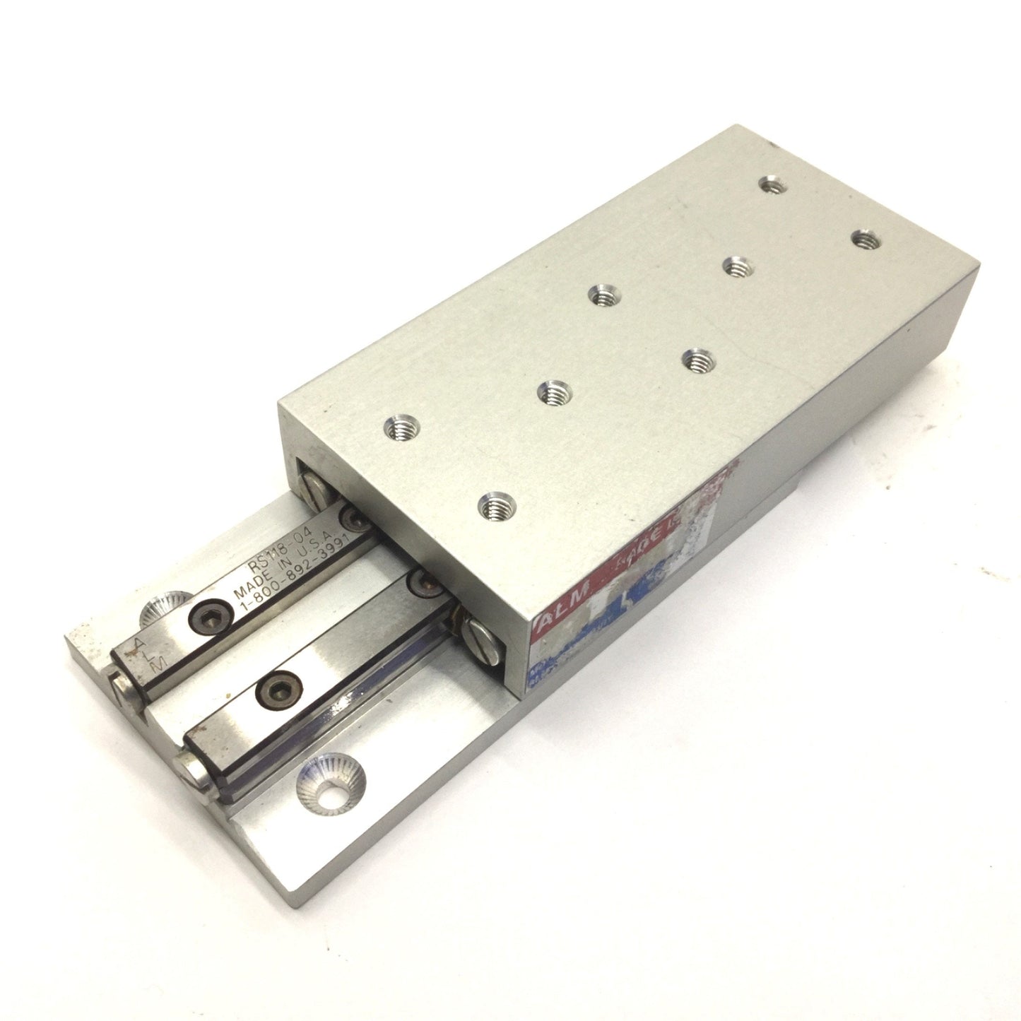 Used Alm XA2-4-3 Ball Bearing Slide Stage, Travel: 3", W: 2", L: 4" Max: 348LBS