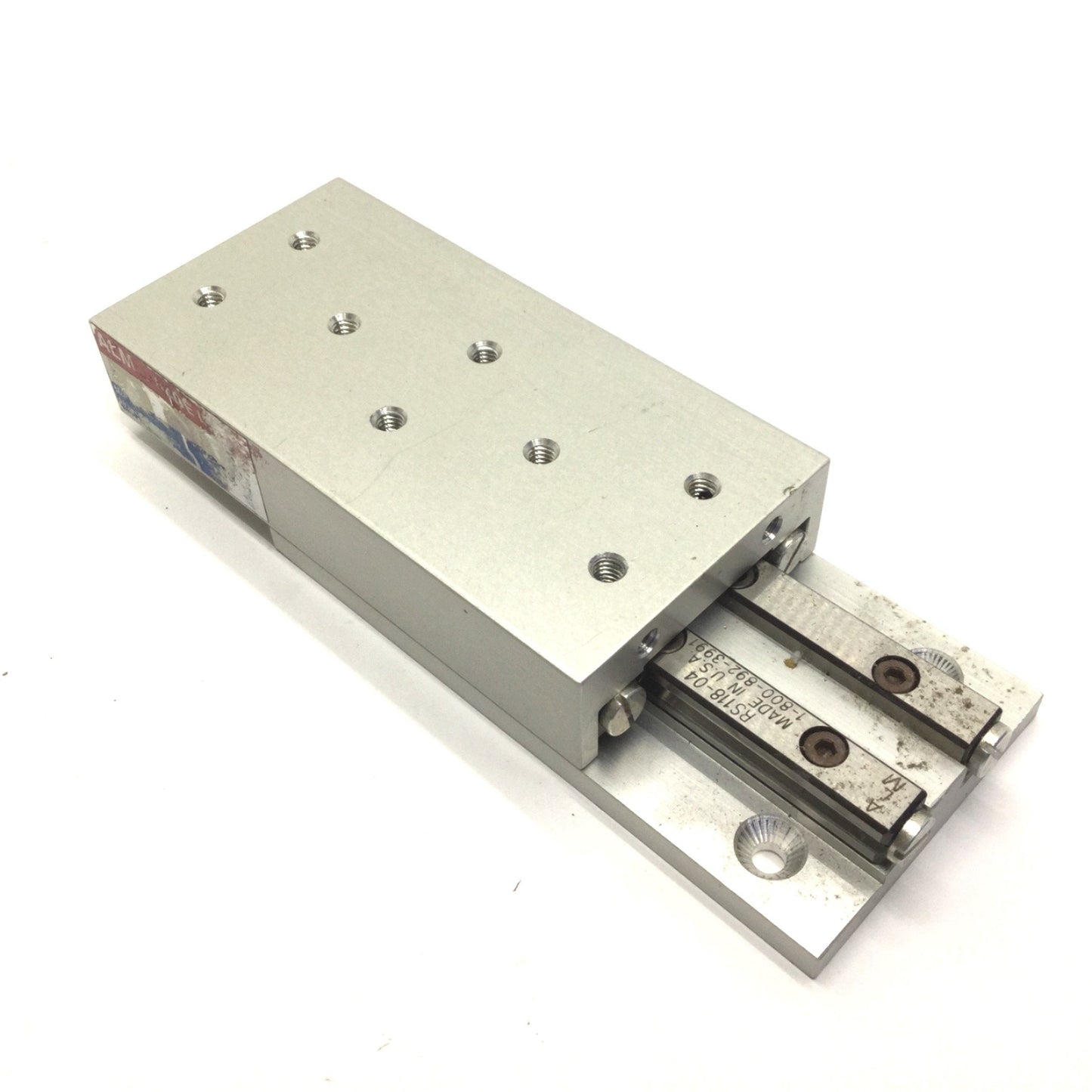 Used Alm XA2-4-3 Ball Bearing Slide Stage, Travel: 3", W: 2", L: 4" Max: 348LBS